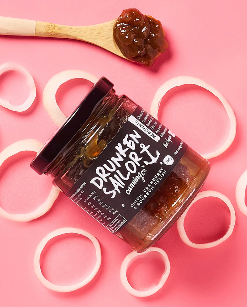 Onion Cranberry & Bourbon Relish