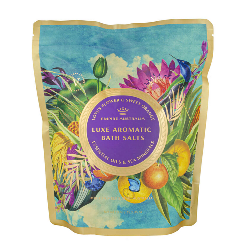 Lotus Flower & Sweet Orange Bath Salts 1kg