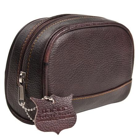 Parker Small Leather Toiletry Bag
