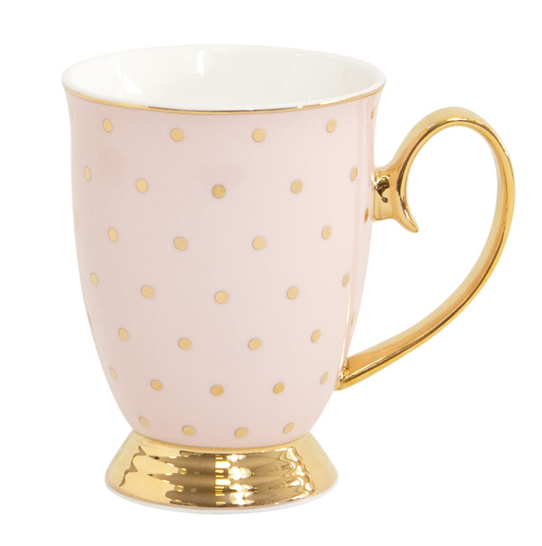 Mug Polka Gold Blush
