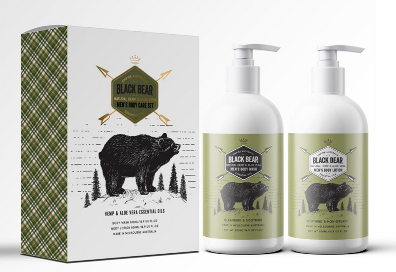 BLACK BEAR Men's Body Care Set